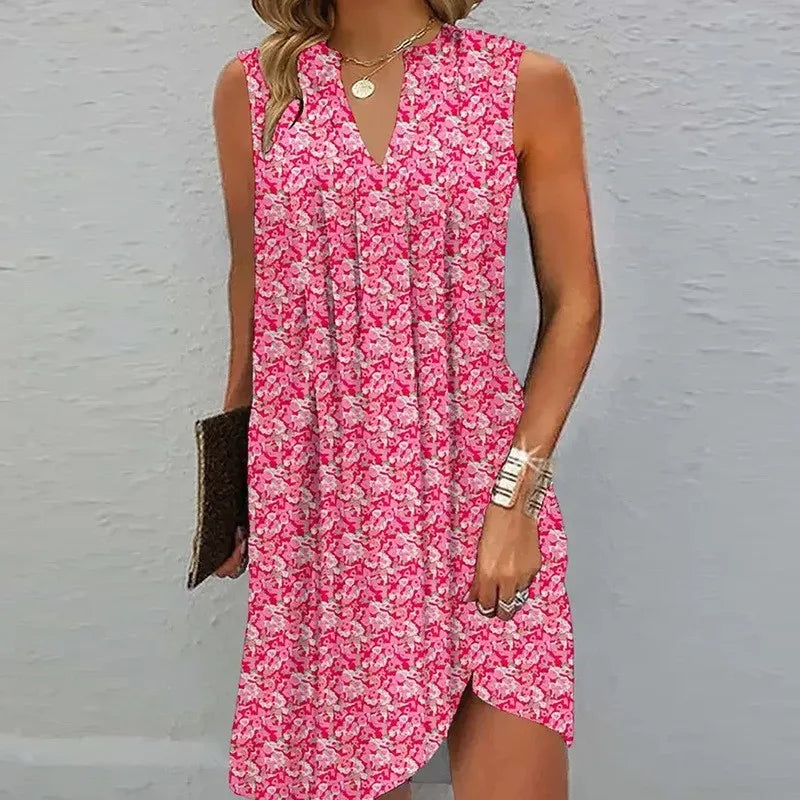 Women's A-line Elegant Comfortable Casual Sleeveless Summer Dress